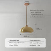 MedievalLuxe - Cream Pendant Light