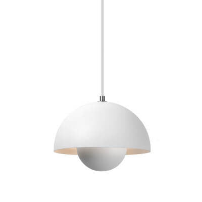 Half-Round Scandinavian Pendant Light Macaron