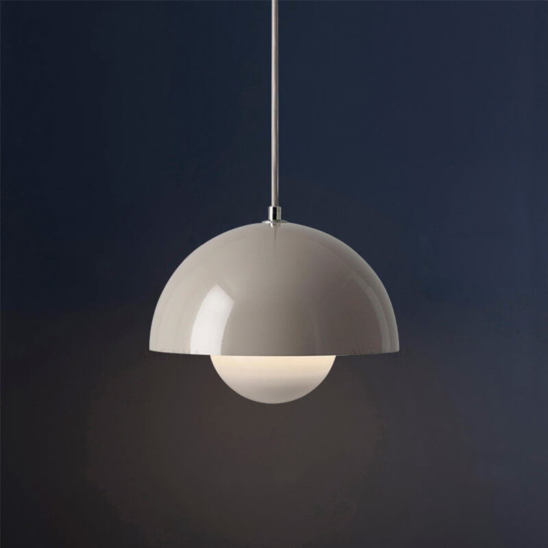 Half-Round Scandinavian Pendant Light Macaron