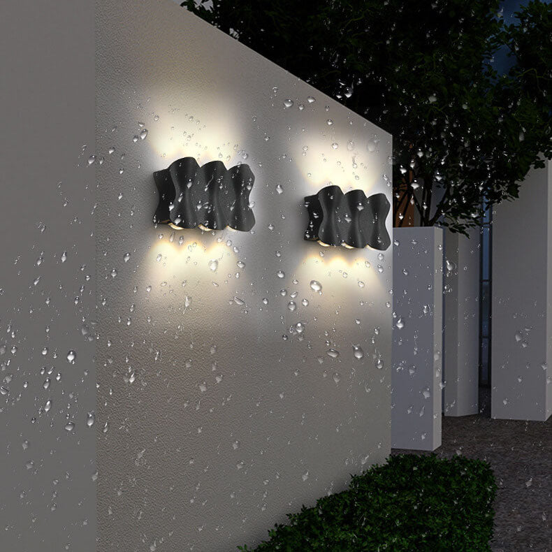Solara - Modern waterproof LED outdoor wall lights made of aluminium