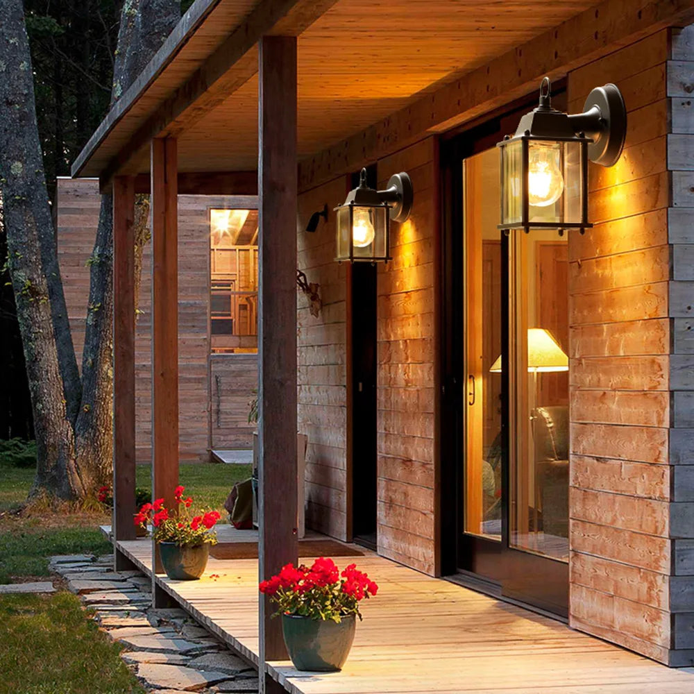 NostalgicShine - Retro Wall Lamp for Outdoors