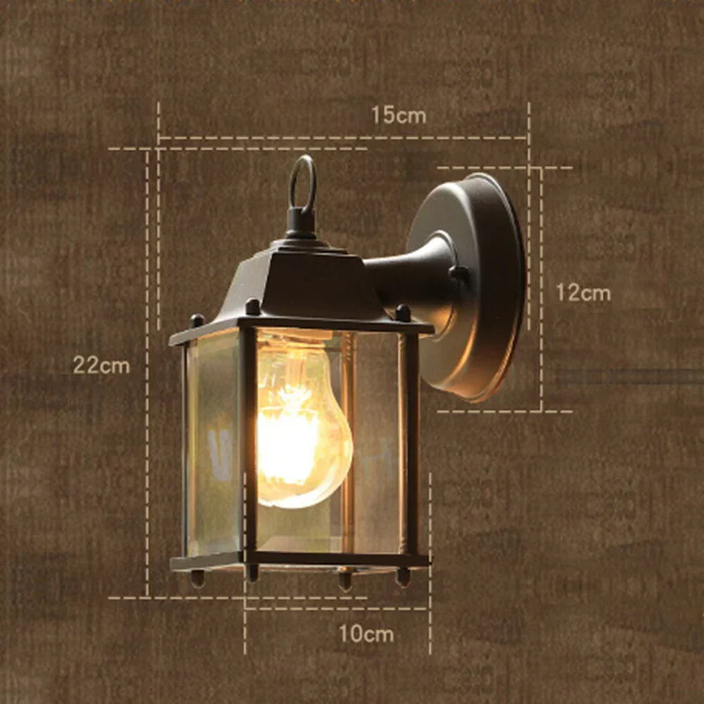 NostalgicShine - Retro Wall Lamp for Outdoors