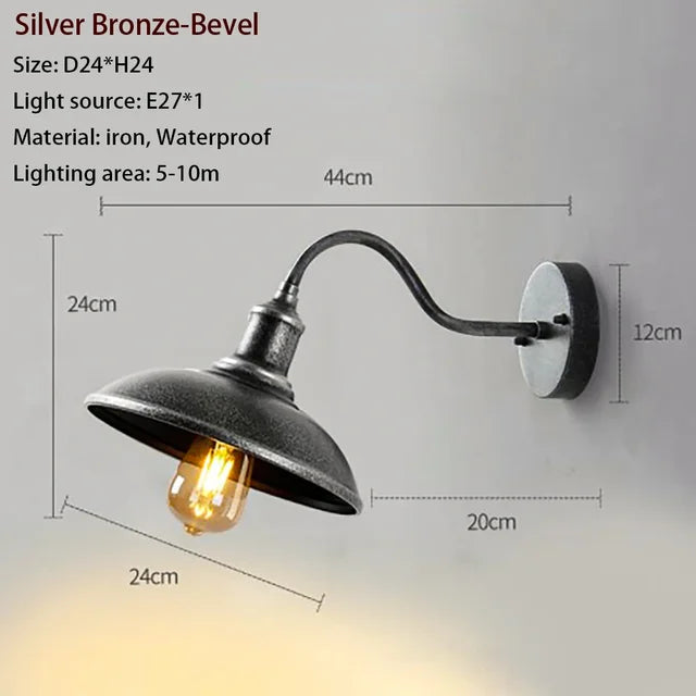 RainRetro - Waterproof Retro Wall Light