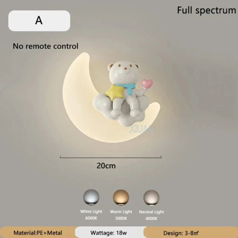 OpulentAura - Wall Lamp Moon
