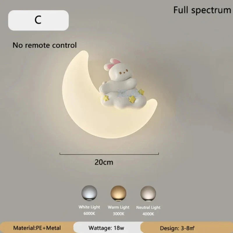 OpulentAura - Wall Lamp Moon