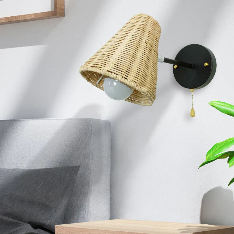 EcoLux - Adjustable Woven Wall Lamp