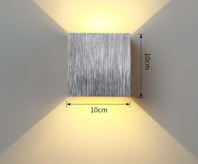 LED Aluminium Wall Lamp for Bedroom Living Room Hallway Accent Lighting
