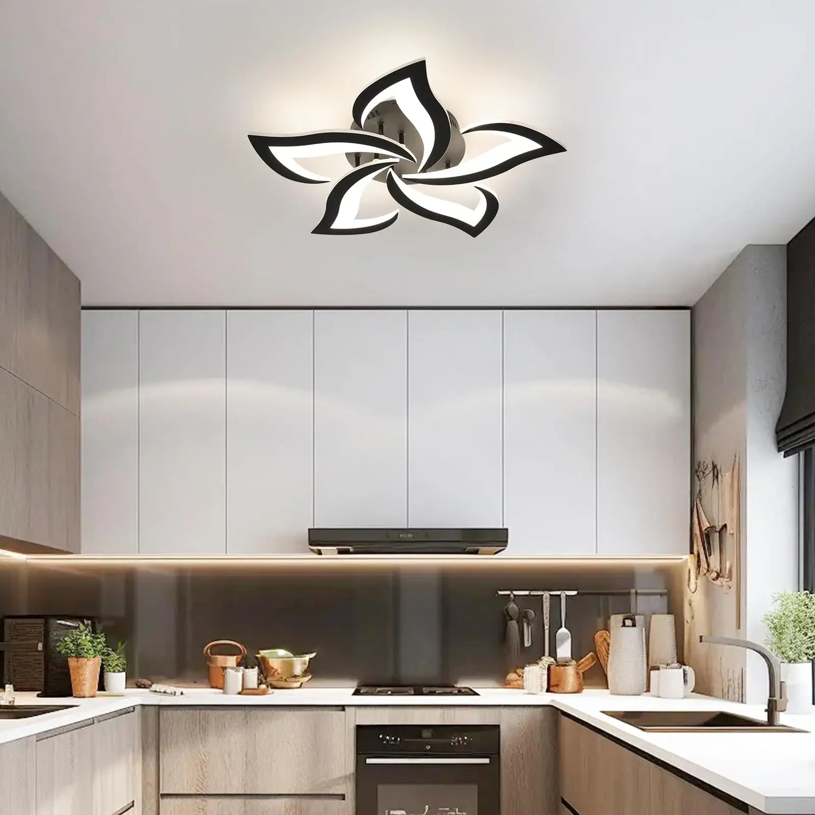 AcrylicAura - Modern Pendant Light with Remote Control