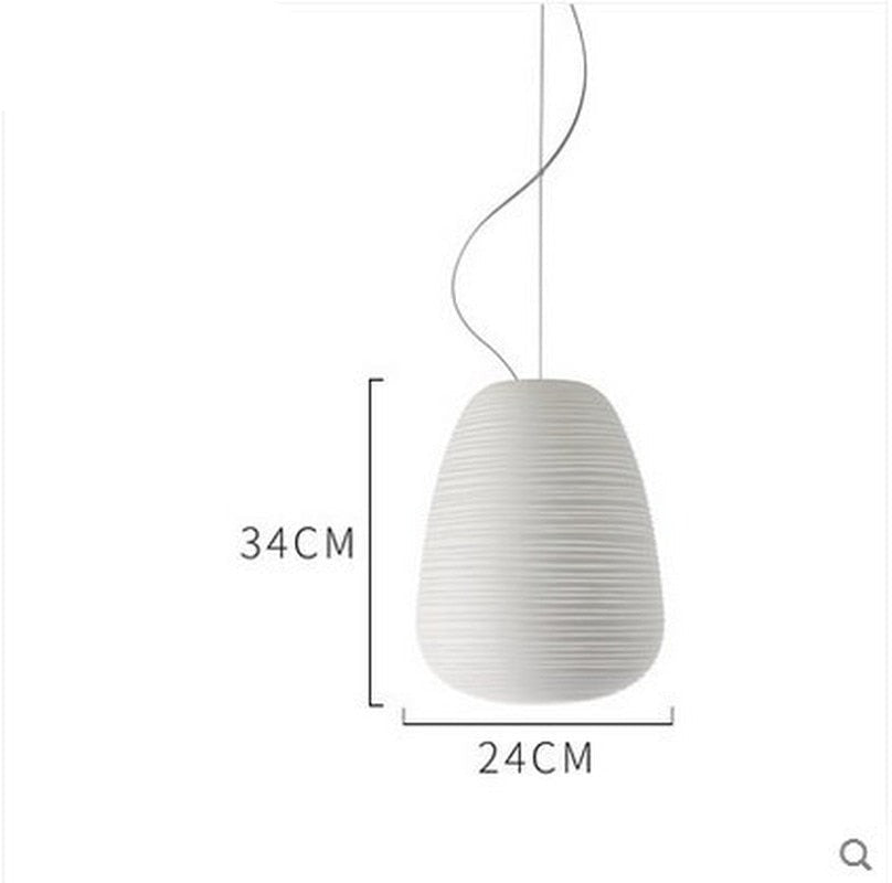 Modern Milk White Glass Pendant Lamp