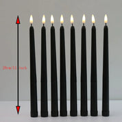Nightfall - Black LED Candles with Remote Control for Halloween