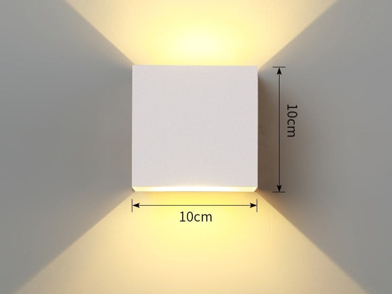 LED Aluminium Wall Lamp for Bedroom Living Room Hallway Accent Lighting