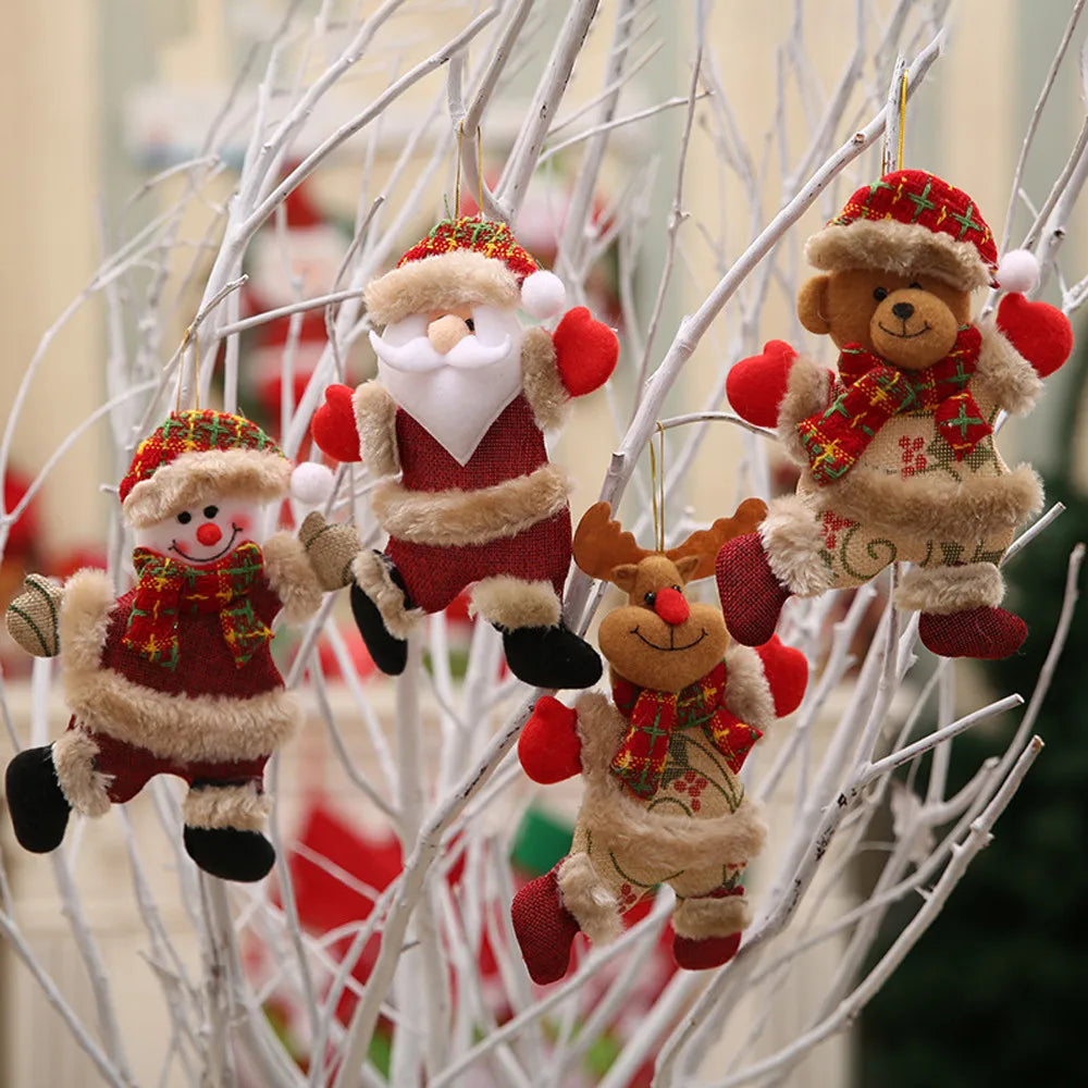 CadeauxGagnants - Christmas Ornaments with Santa and Snow