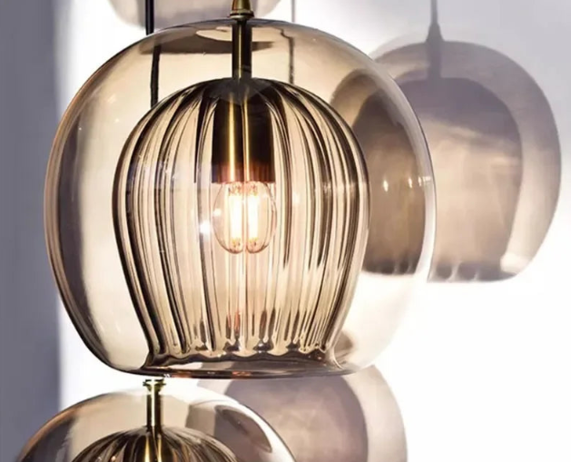 LuxeSphere - Modern Glass Pendant Light