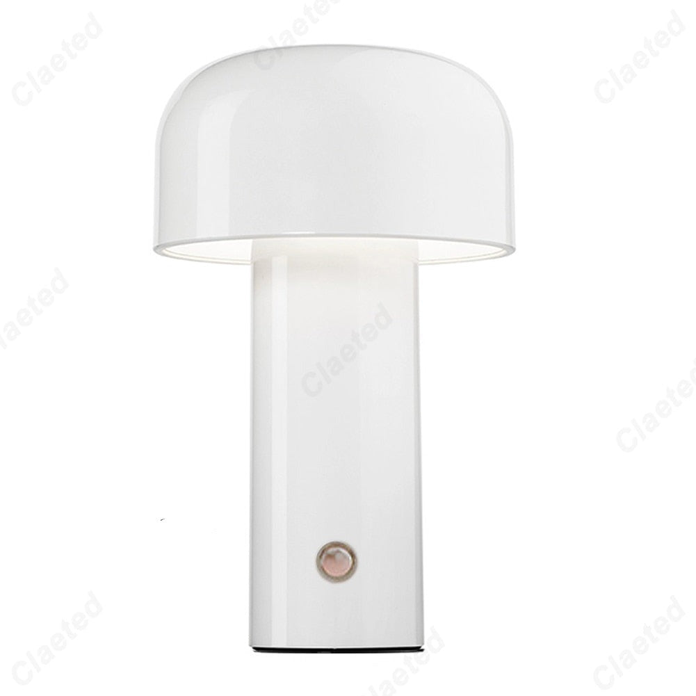 Retro design LED table lamp wireless with touch (USB)