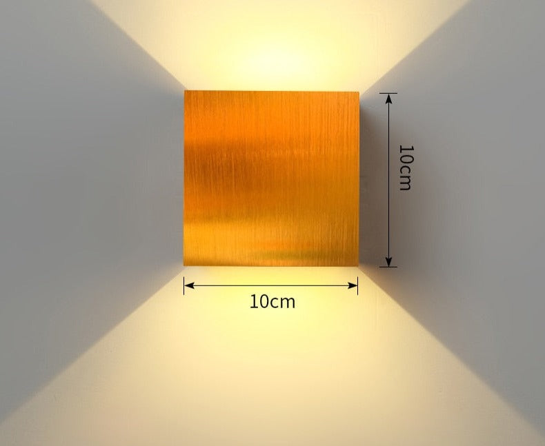 LED Aluminium Wall Lamp for Bedroom Living Room Hallway Accent Lighting