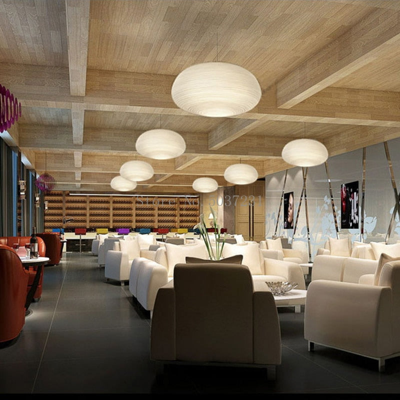 Modern Milk White Glass Pendant Lamp