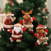 CadeauxGagnants - Christmas Ornaments with Santa and Snow