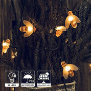 BeeGlow - Solar String Lights for Outdoors