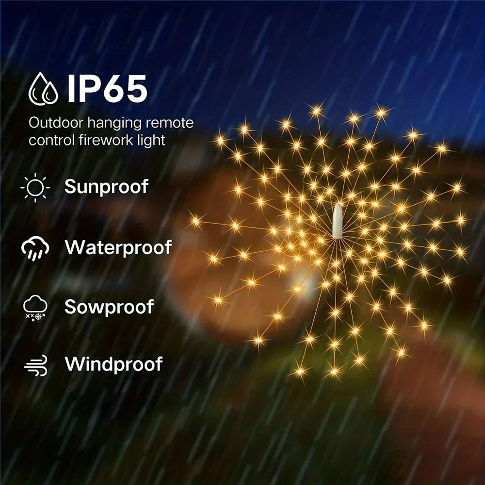SolarSpark - Hanging Solar Firework Lighting