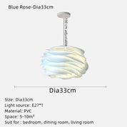 CrystalPetal - Wreath Ceiling Light