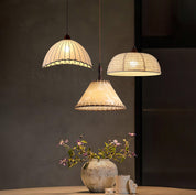 WoodLumiere – Elegant Wooden Pendant Light