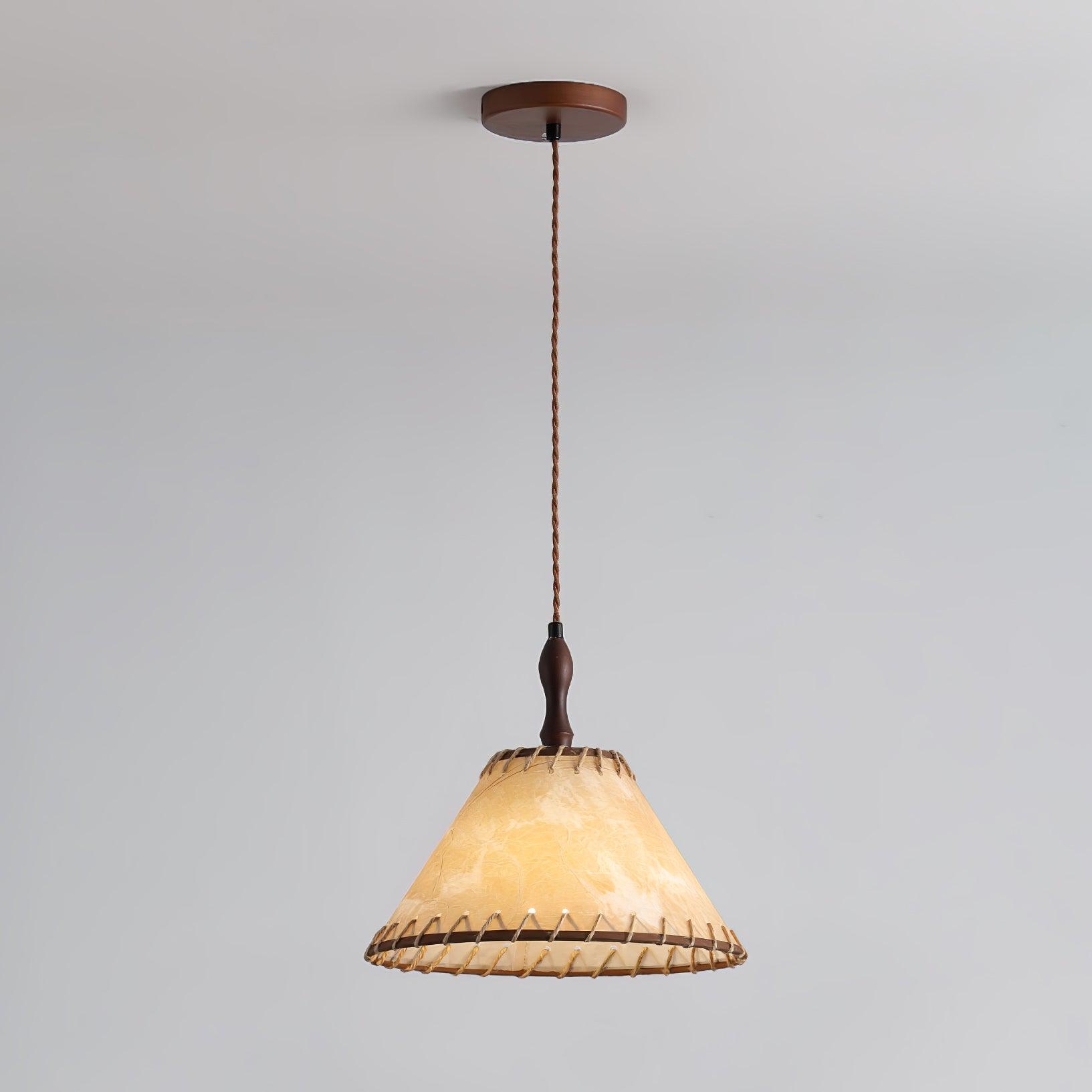 WoodLumiere – Elegant Wooden Pendant Light