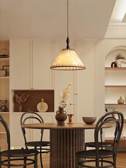 WoodLumiere – Elegant Wooden Pendant Light