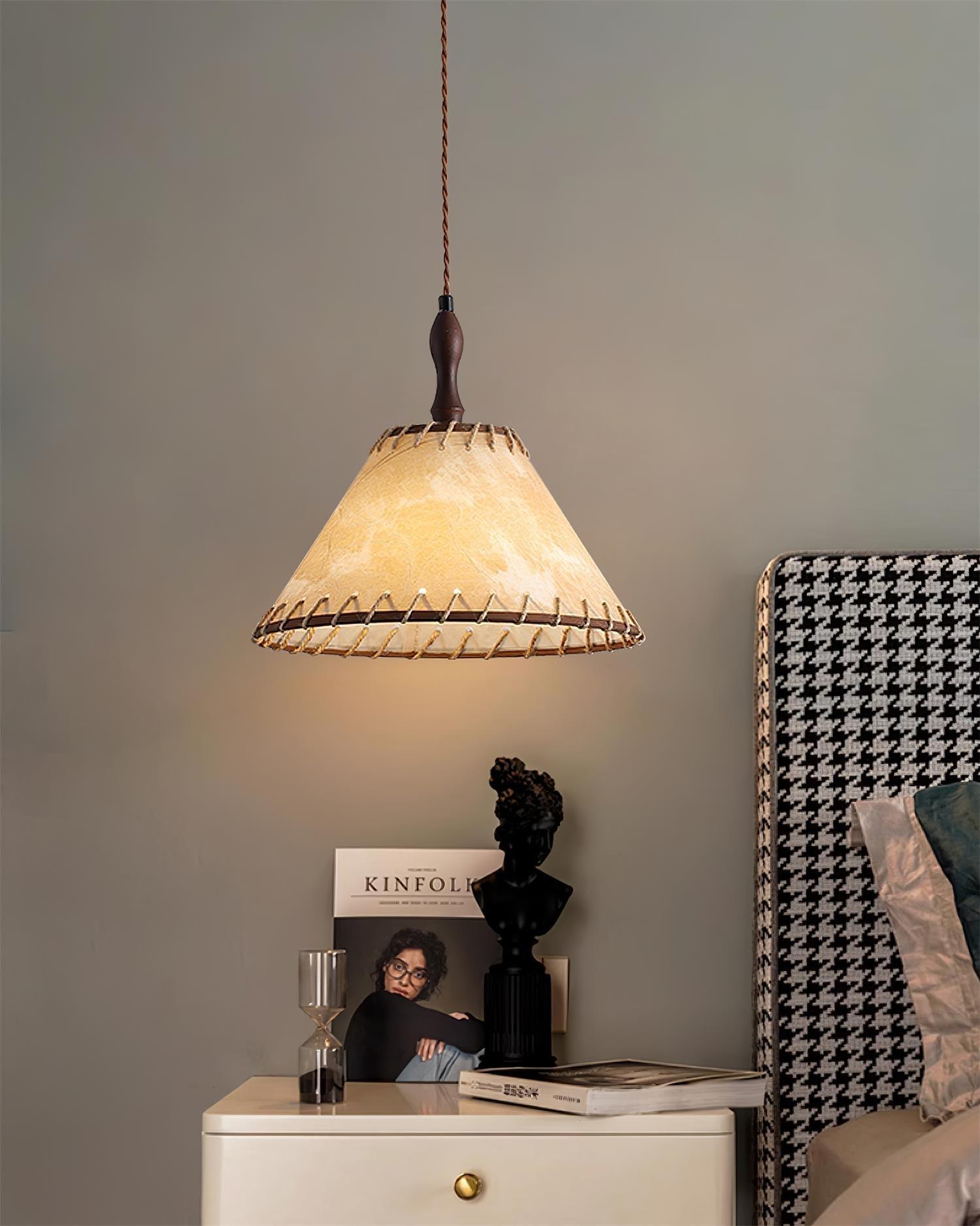 WoodLumiere – Elegant Wooden Pendant Light