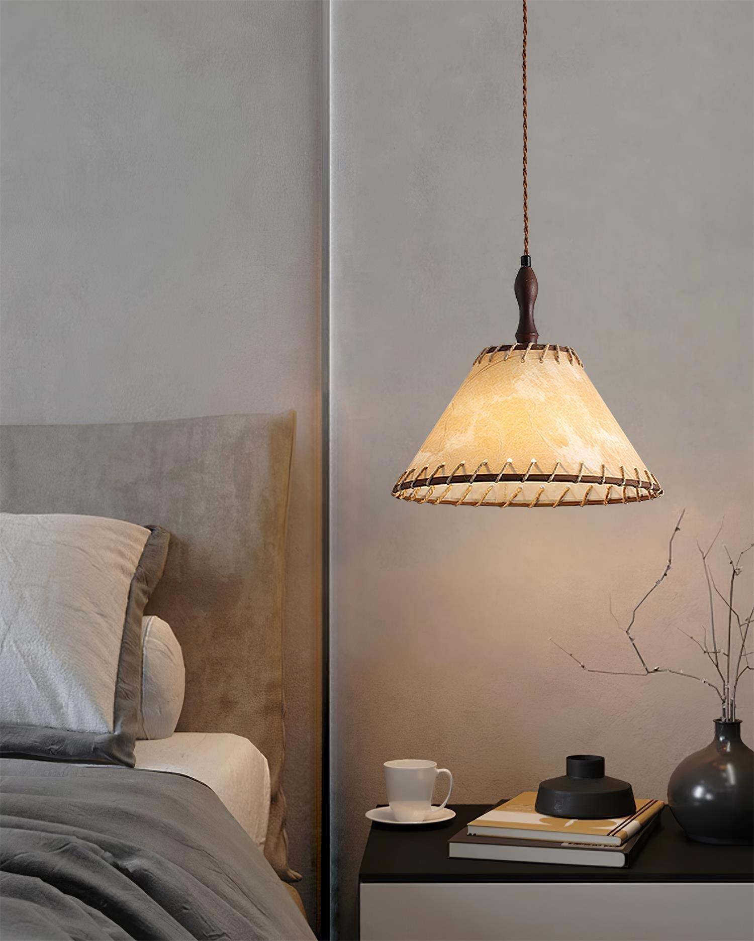 WoodLumiere – Elegant Wooden Pendant Light