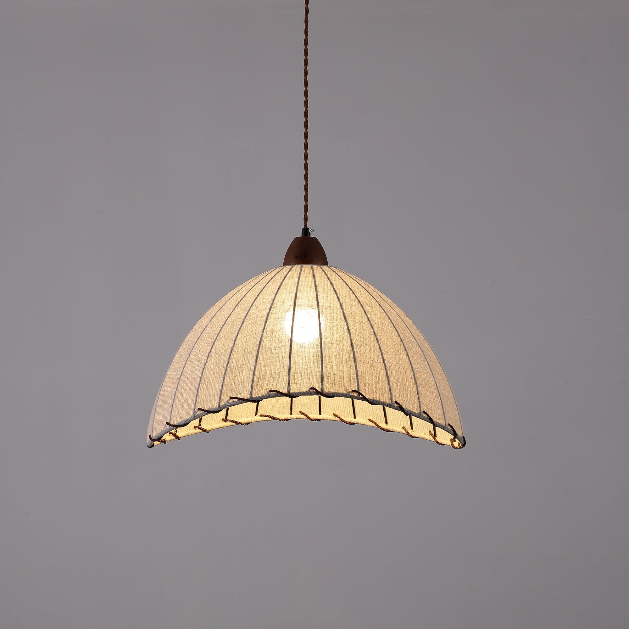 WoodLumiere – Elegant Wooden Pendant Light