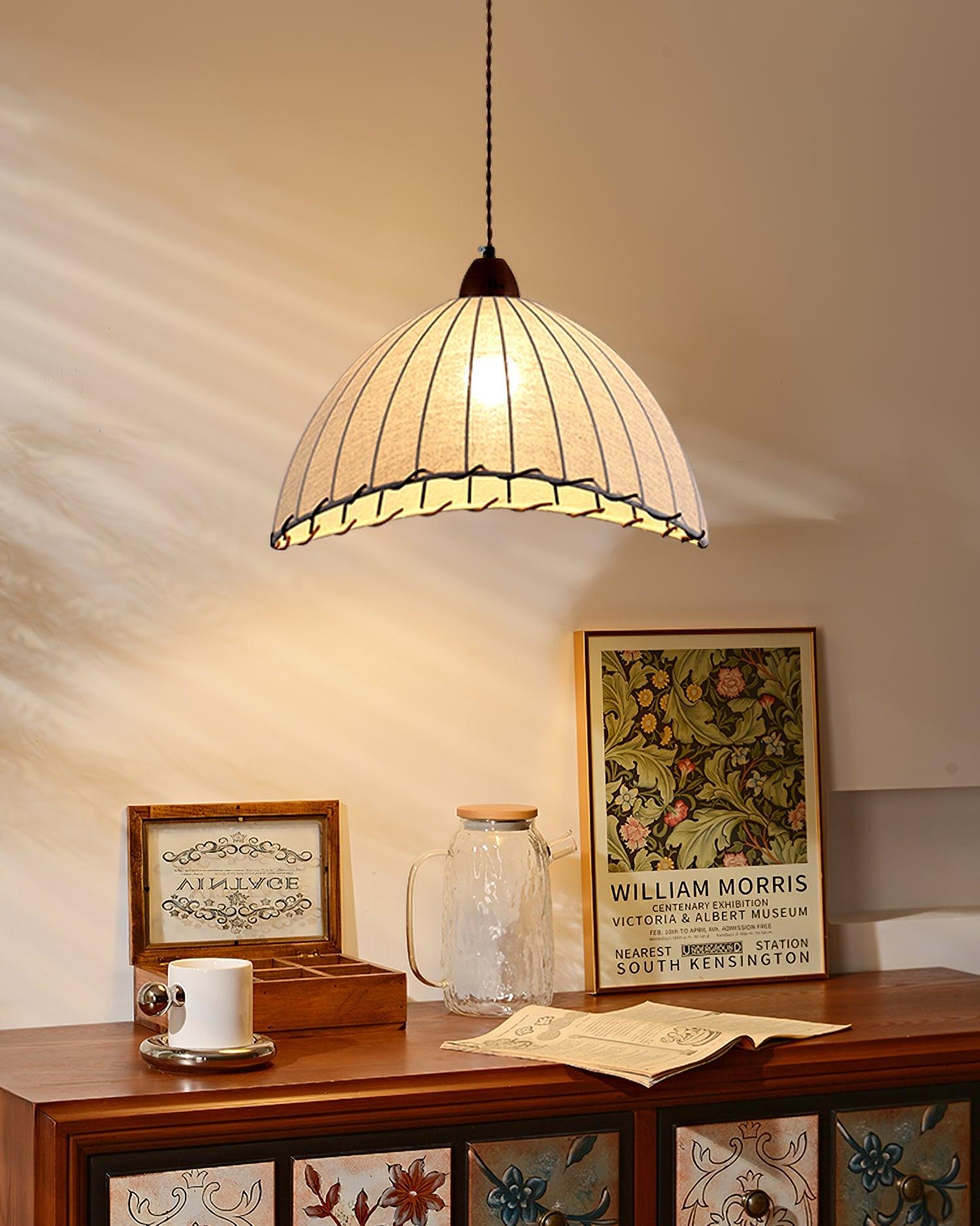 WoodLumiere – Elegant Wooden Pendant Light