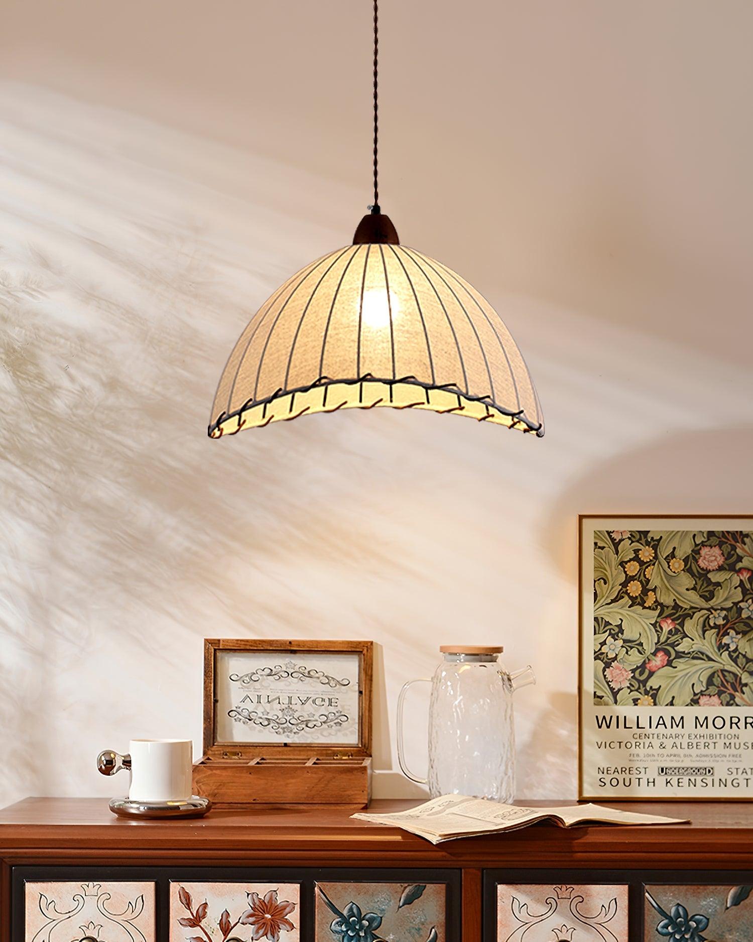 WoodLumiere – Elegant Wooden Pendant Light