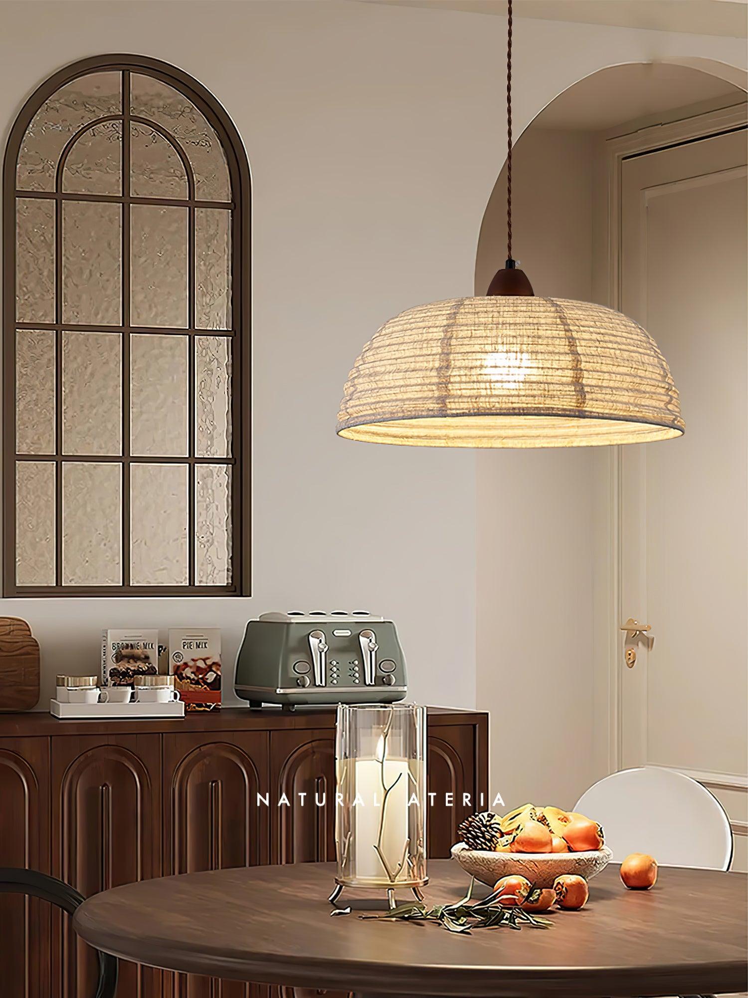 WoodLumiere – Elegant Wooden Pendant Light