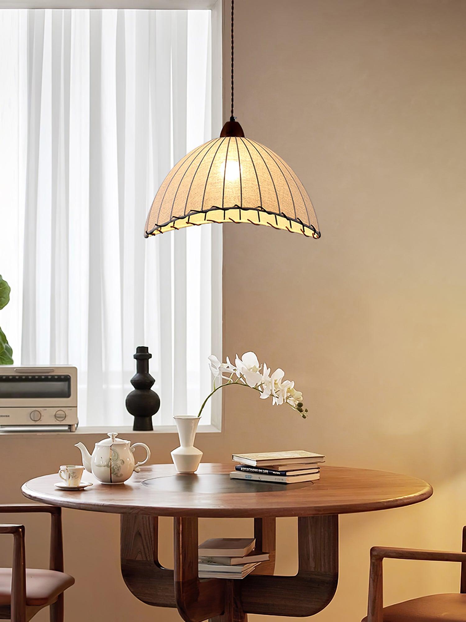 WoodLumiere – Elegant Wooden Pendant Light