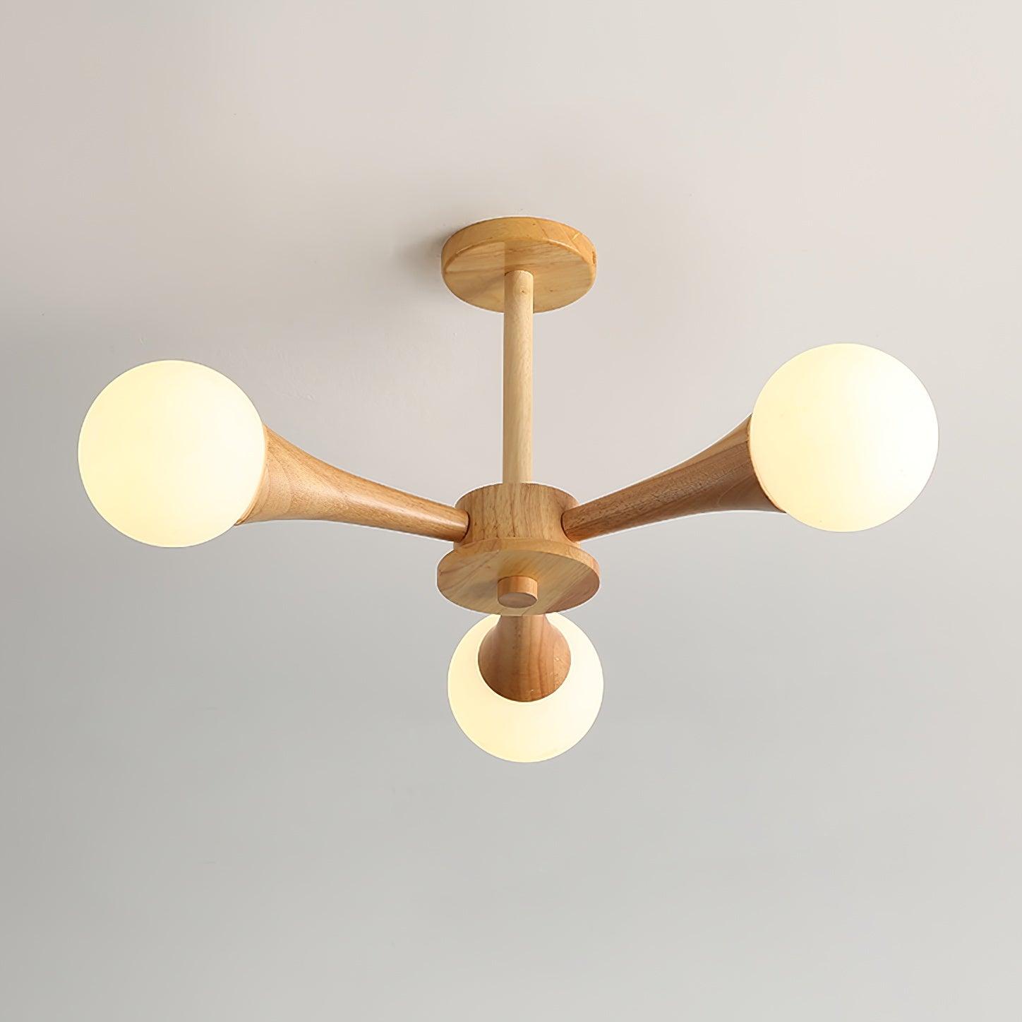 Luna - Elegant Wooden Pendant Light