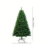AvenlyHome| Artificial Xmas Tree | All-Season Plastic XL | Green | Easy Assembly