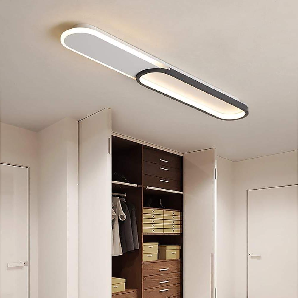 FlushElegance – LED ceiling lighting with a minimalist rectangular design