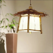 Eastern Retreat Bamboo Chandelier
