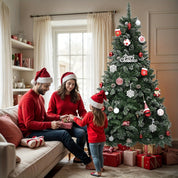 AvenlyHome | Snow Flocked Tree 183cm | 800 Tips, Stand | 800 Tips Snow | No Power