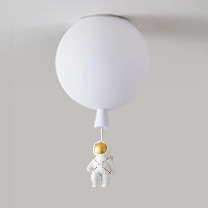 Fateh Modern Moon/Astronaut LED Ceiling Lamp in Acrylic