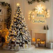 AvenlyHome| 6ft Christmas Tree With Foldable Base | Easy Setup | Green | No Container Needed