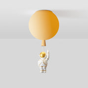 Fateh Modern Moon/Astronaut LED Ceiling Lamp in Acrylic