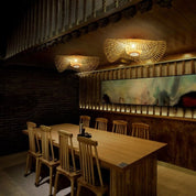 MutoCraft - Japanese Style Rattan Pendant Lamp