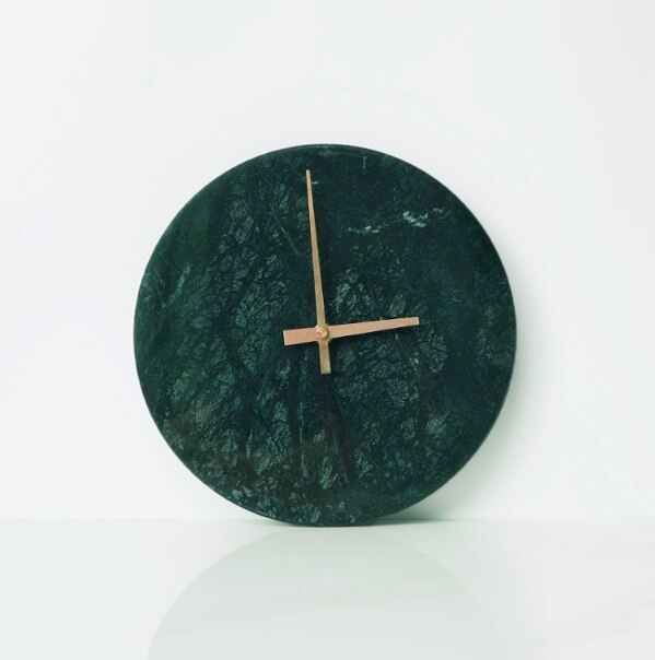 NordicMarble - Wall Clock in Scandinavian Marble