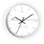 BeachWalk - Seaside Promenade Wall Clock