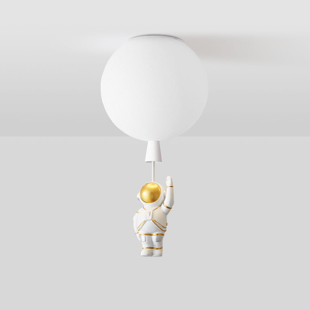 Astronaut LED Ceiling Lamp in Acrylic
