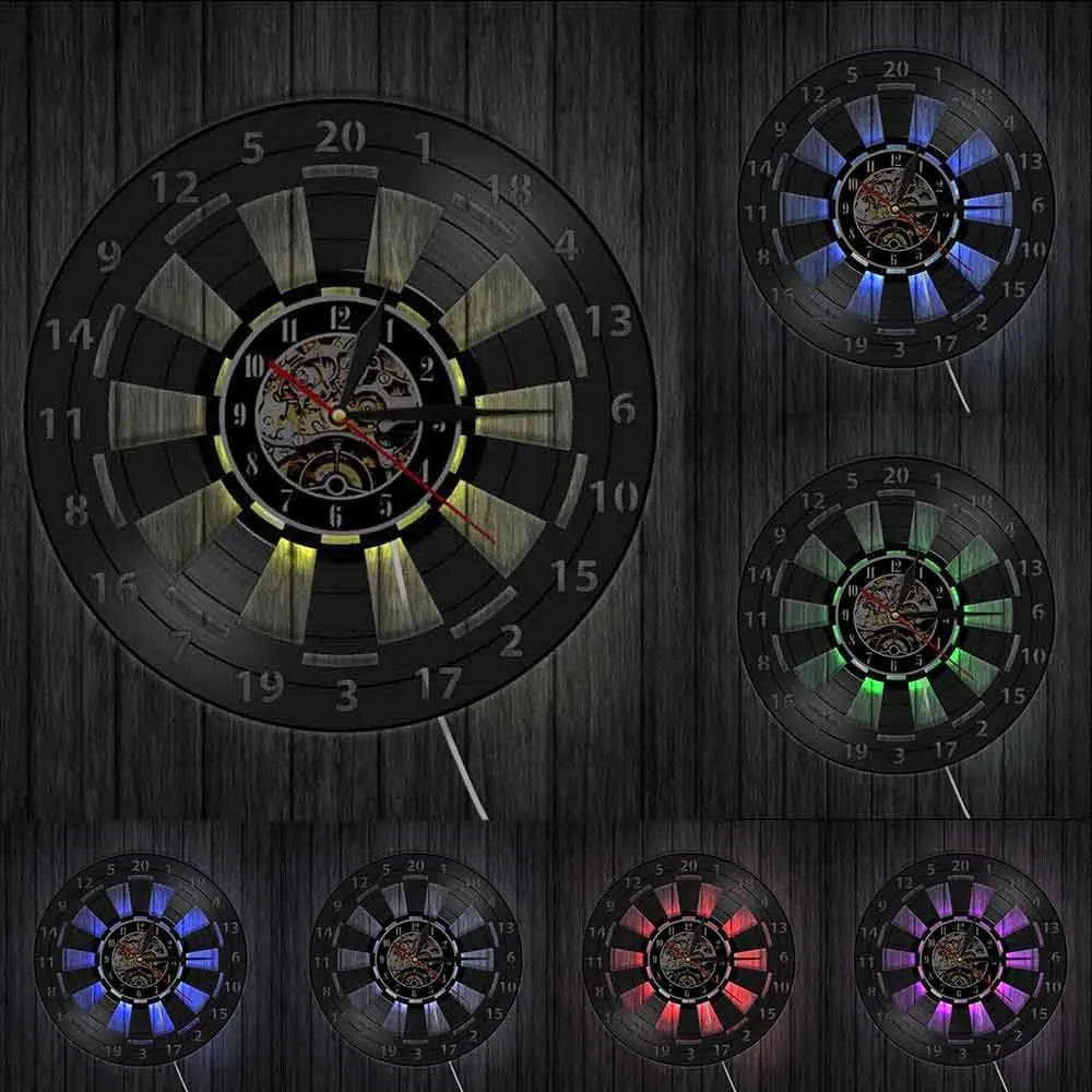 GlowDart - Stylish Vinyl Wall Clock