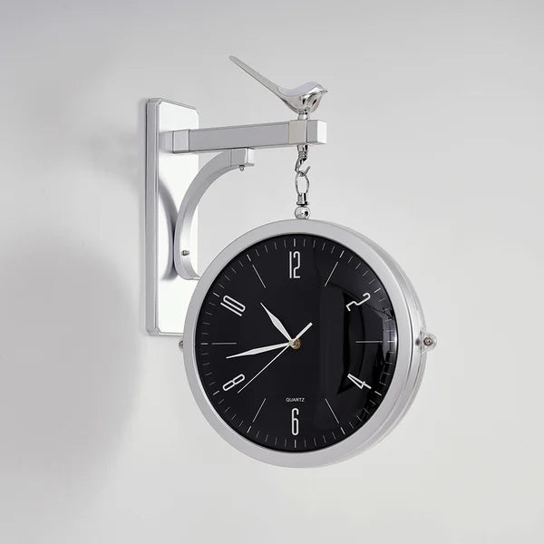 GlowTime - Double-Sided Roman Wall Clock