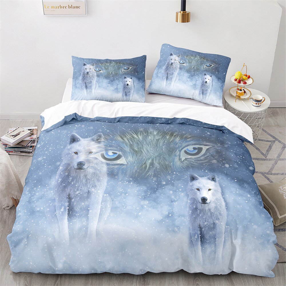 DreamGuard - Children's Duvet Cover 'Protective Wolf'