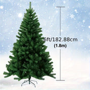 Green Pine Design | Artificial Christmas Tree | 850 Tips | 6ft Green | Fast Setup